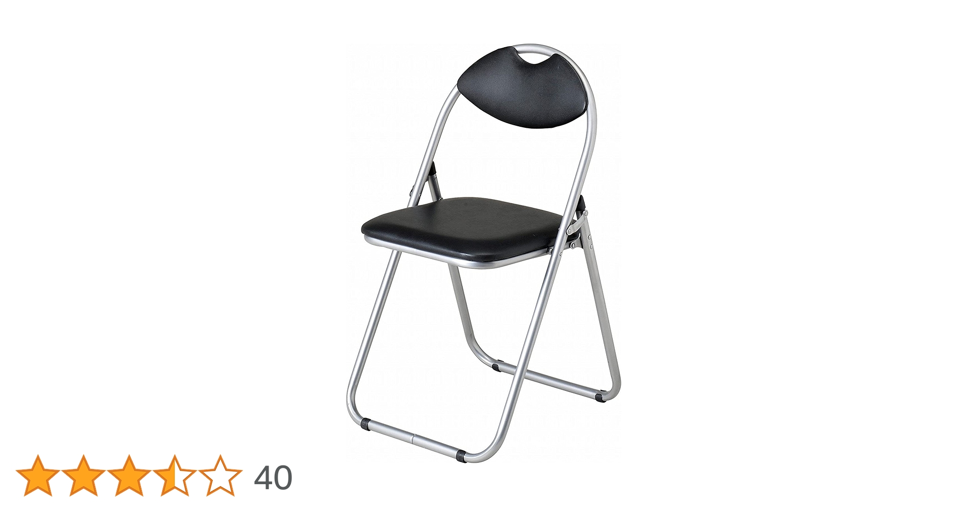 ★新品未使用★ パール金属 パイプイス 4脚 会議用 BK N-7874 71hfXXK+D7L.jpg_BO30,255,255,